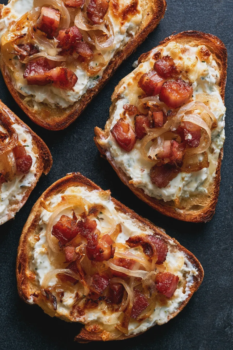 flammkuchentoast rezept