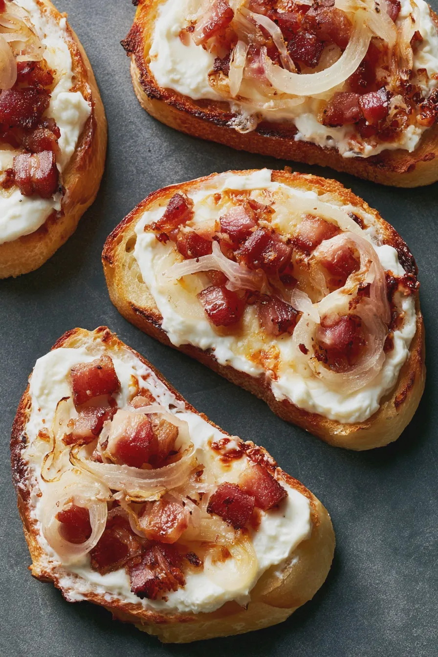 flammkuchentoast rezept