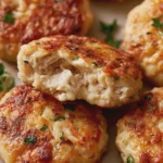 Keto Hähnchen Puffer mit Käse
