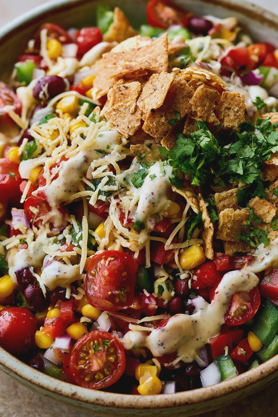nachosalat rezept