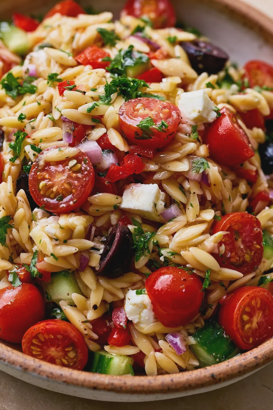 orzo salat rezept