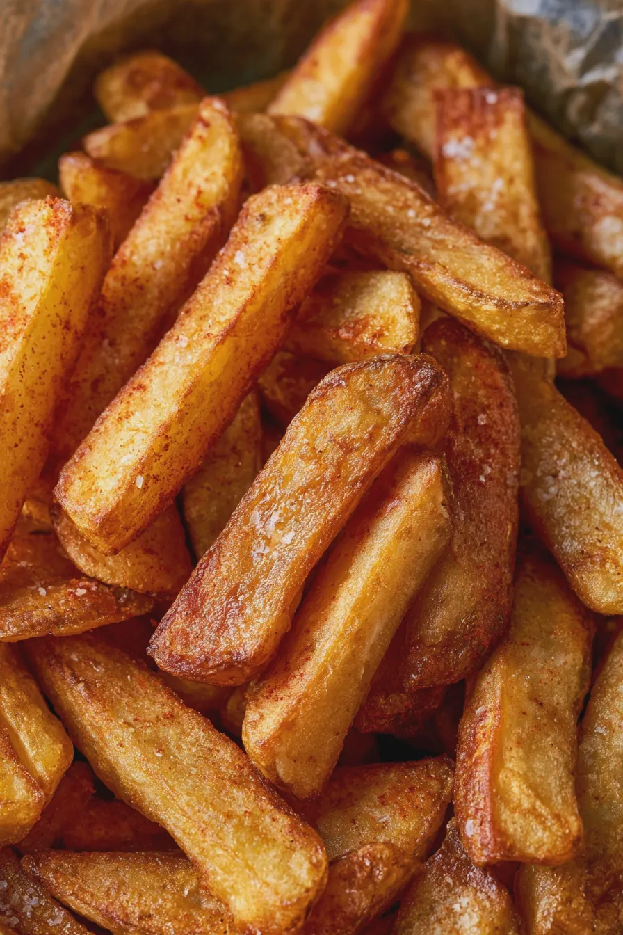 pommes heißluftfritteuse rezept einfach & knusprig