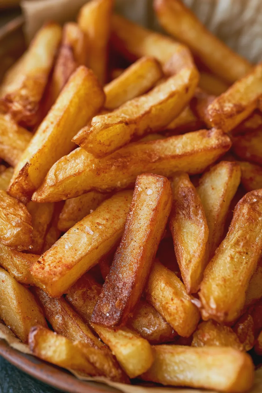 pommes heißluftfritteuse rezept
