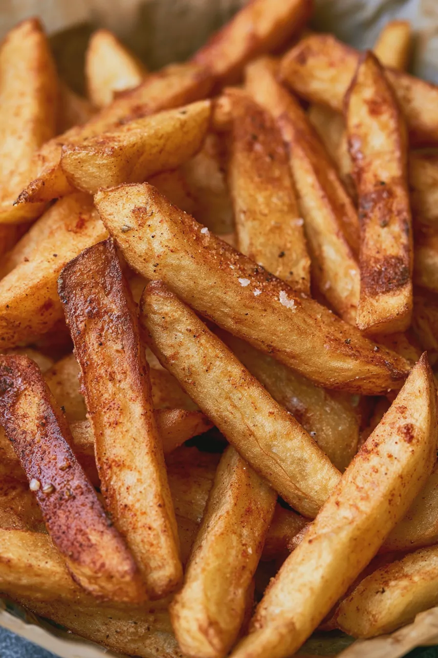 pommes heißluftfritteuse rezept