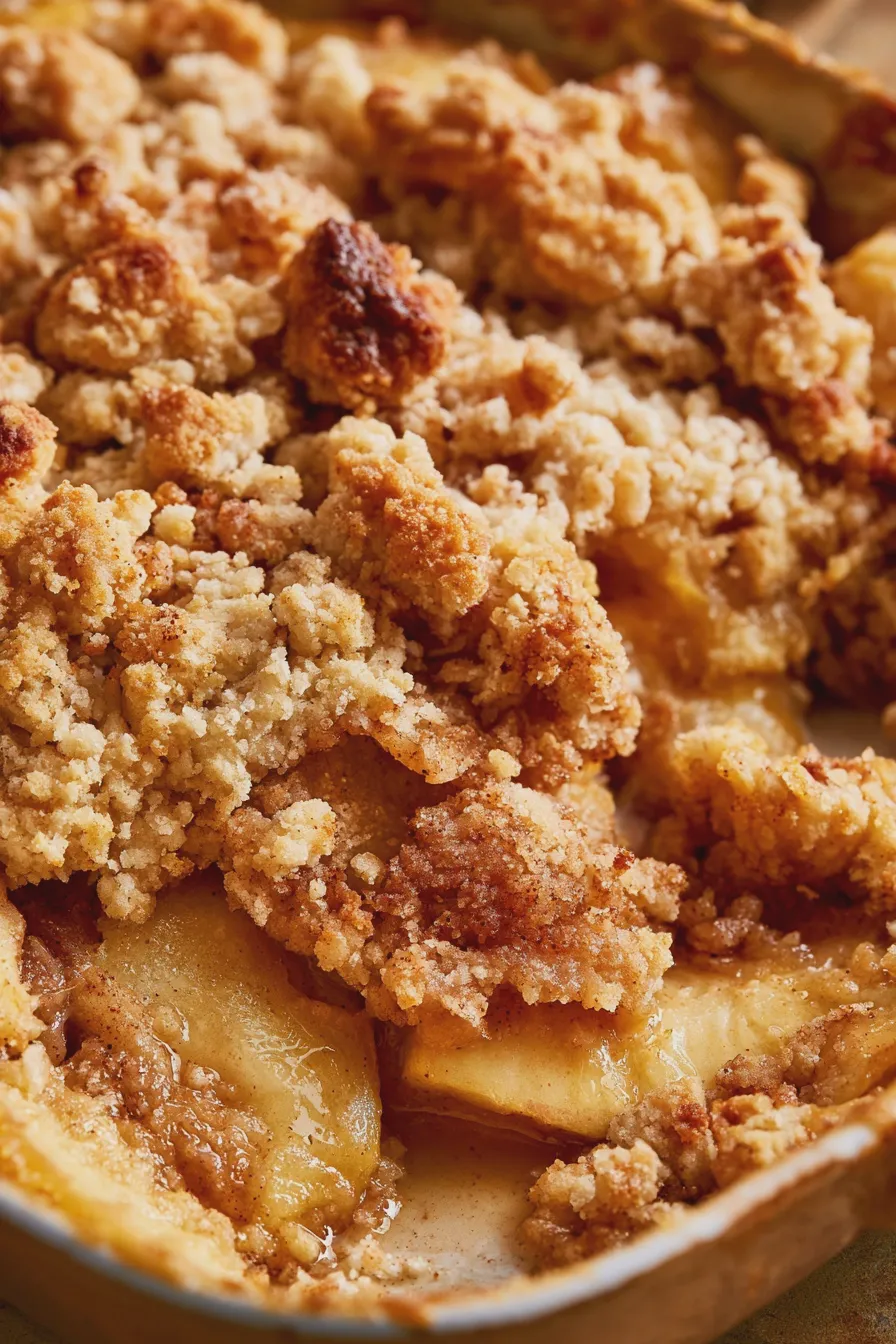 apfelcrumble rezept