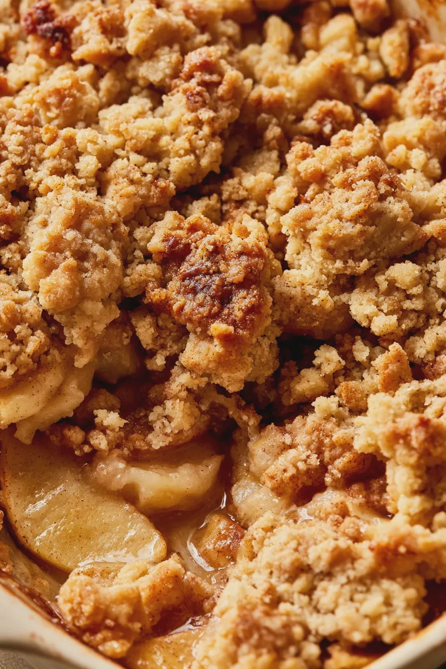 apfelcrumble rezept