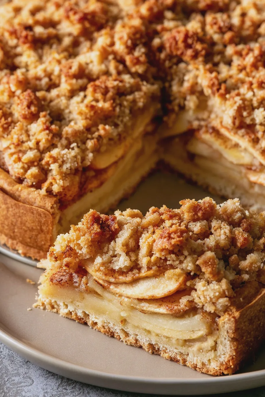apfelkuchen rezept mit streusel einfach und saftig