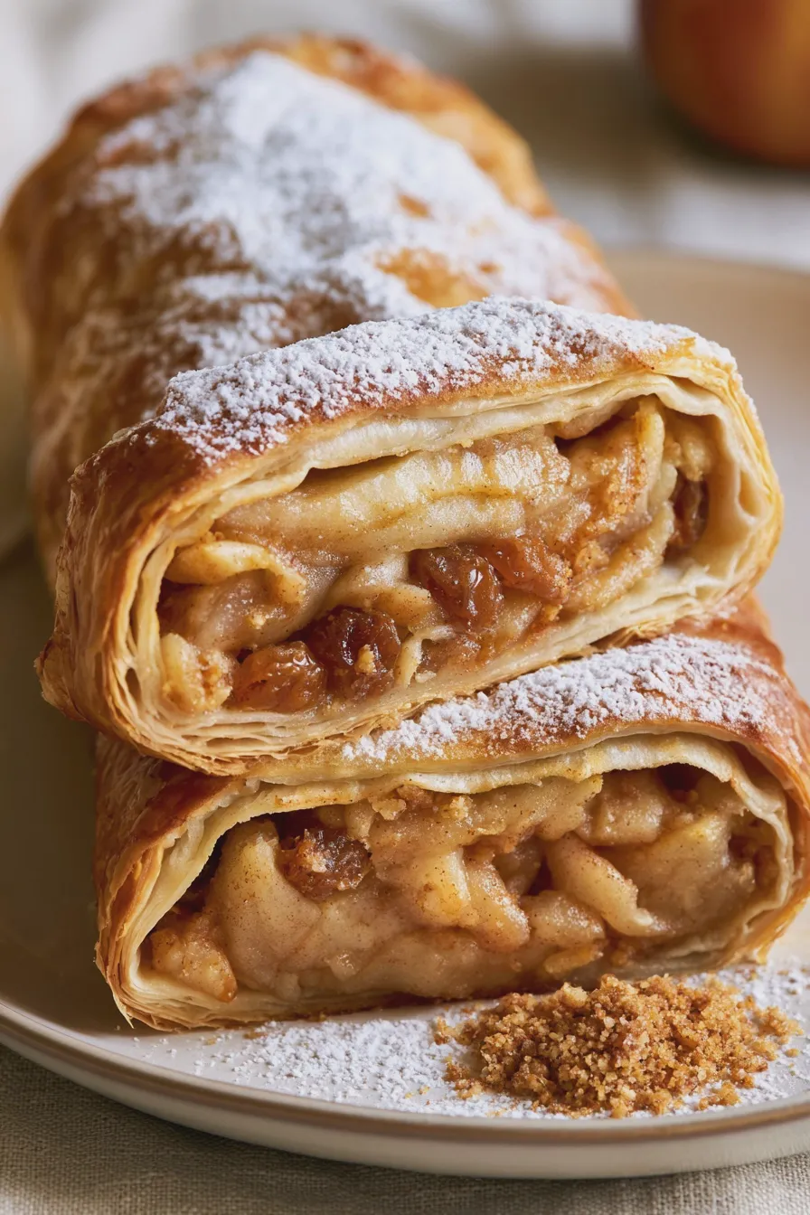 apfelstrudel rezept strudelteig