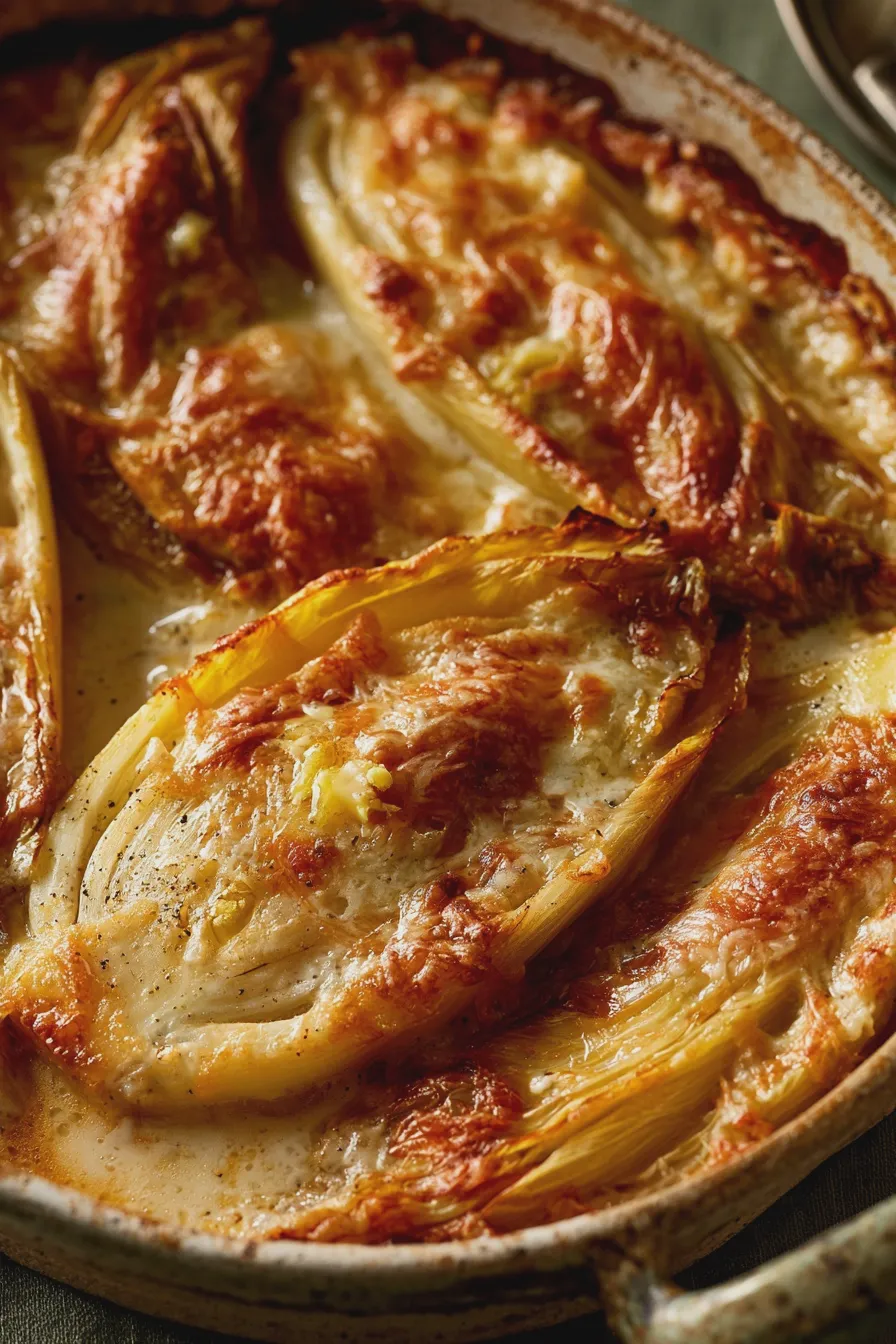 Chicorée Rezept Ofen Cremig und Käsig Lecker