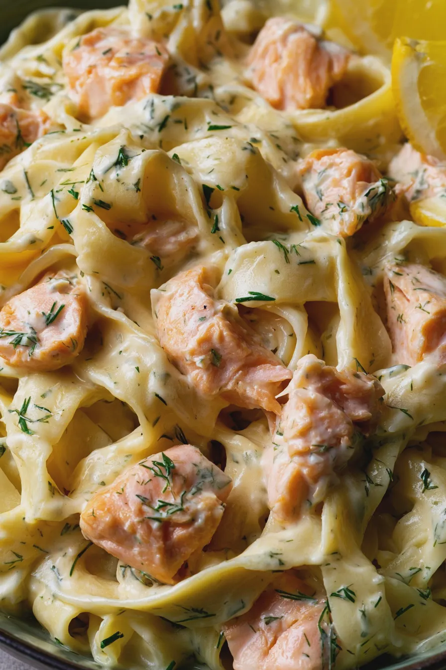 lachsnudeln rezept cremig und einfach zubereitet