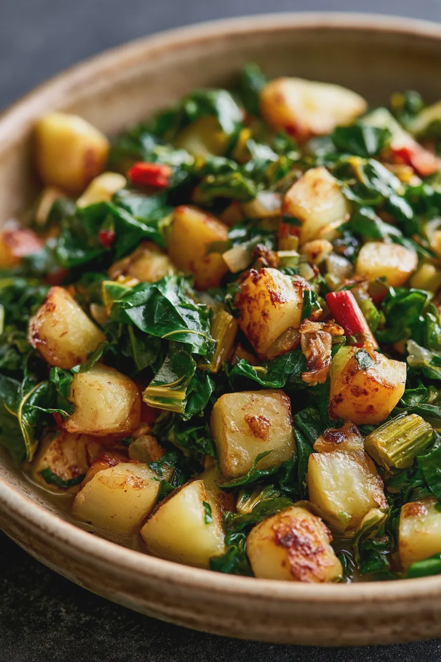 Mangold Rezept einfach und schnell zubereitet